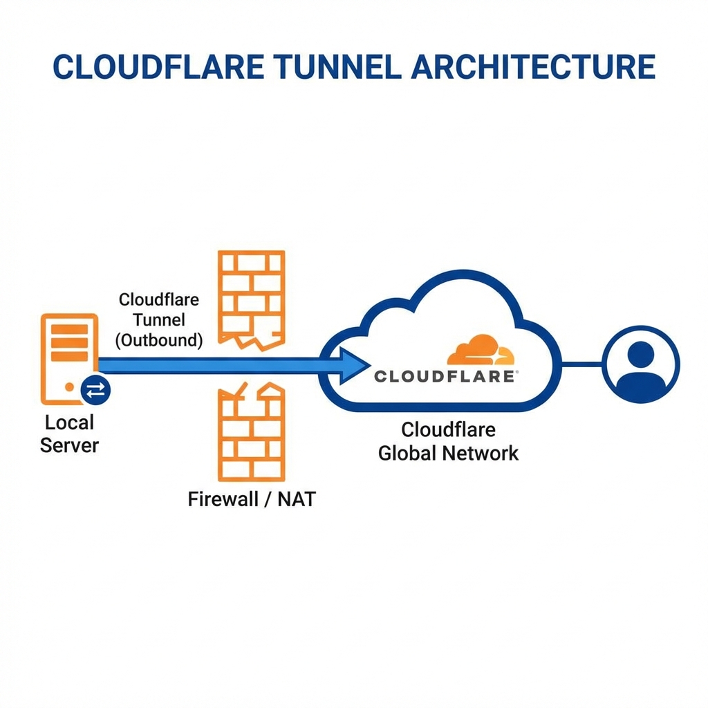 Cloudflare Tunnel Concept